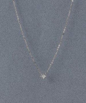  〈金属アレルギー対応〉ルミエールスターライトネックレス/シルバー 星モチーフ