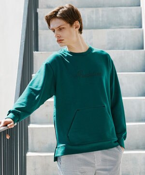  【MEN】【23Fondation/WEB&一部店舗限定】ライト裏毛 スウェットプルオーバー