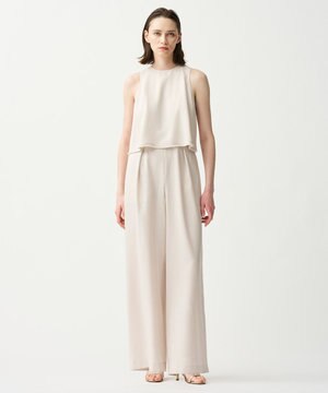  リネンライクツイル オールインワン