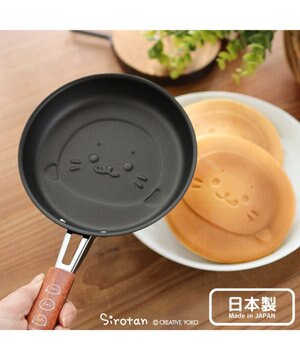  しろたん パンケーキ フライパン 直径16cm フッ素コーティング 日本製