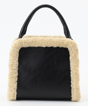  【CLASSY.1月号掲載】トリミングスクエア ショルダーバッグ