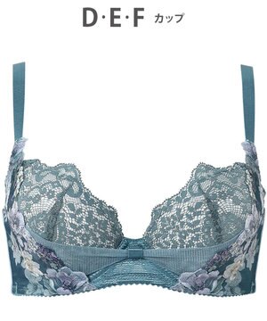  ブラジャー 【リボンブラ 脇すっきり】 脇高設計 着やせシルエット 動いても谷間キープ Gカップまで対応 大きいサイズ レディース BXB443 /ワコール