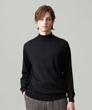  【WEB限定カラー有】オメガツイスト ハイゲージ モックネックニット