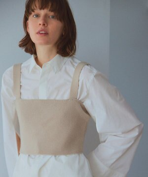 【Nave】ウールカシミヤ ビスチェ