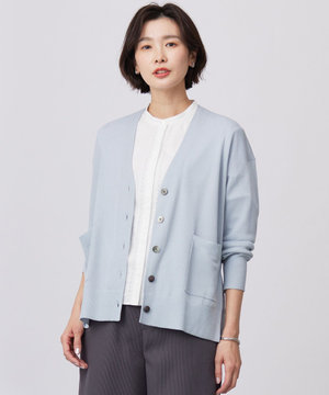 【洗える】Vis/Peスパーク ニット カーディガン