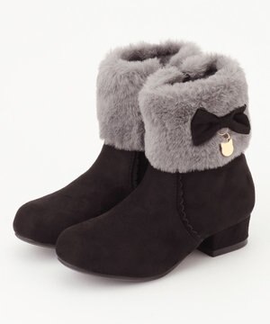  フェイク ファー ブーツ