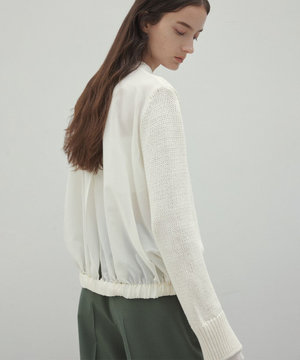 【洗える・CLUEL 4月号掲載】COMFREY / オーガニックコットンクルーネックニット