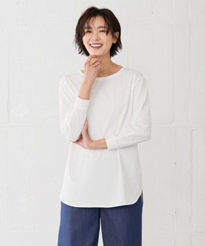  ベーシックジャージー ロングTシャツ カットソー