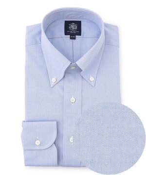  【定番】【PREMIUM PLEATS / 形態安定】ピンオックス ドレスシャツ / B.D.