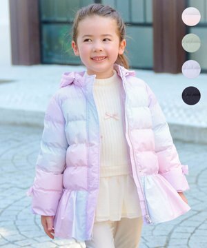 【洗濯機OK】中綿リボンコート