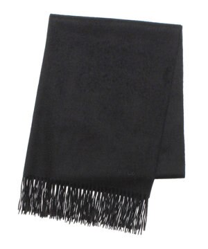  【洗えるカシミヤ/大人百花1月号掲載】FURLA カシミヤ100%超大判無地 ストールマフラー／幅70cm