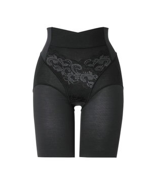  【BRADELIS NewYork peace】綿混フィットレースガードル お尻と太ももの境目をしっかり作る補整ガードル
