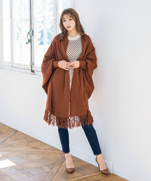  ストール風カーディガン