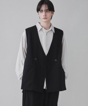  【ユニセックス着用ITEM】TRノーカラーベスト