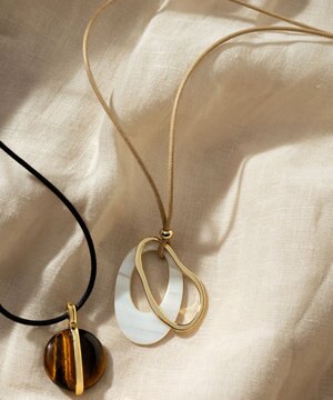  シェルリング ネックレス