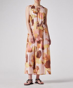  Floral Paint サマードレス