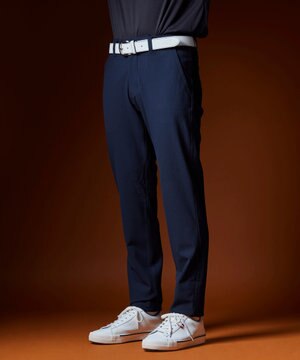 【MEN】【ストレッチ】サイドライン入りストレートパンツ