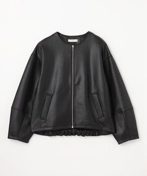  【手洗い可】マシュマロコーティングブルゾン