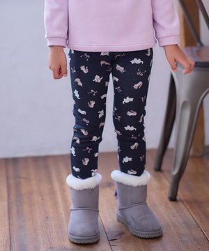  7days 裏シャギー 総柄 パンツ