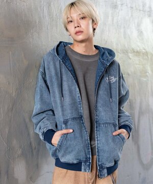  【ユニセックス着用ITEM/MLサイズ展開】ワーカーズフードブルゾン