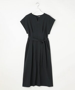  【17号サイズまで展開・ベルト付き】ウーステッドライク ワンピース
