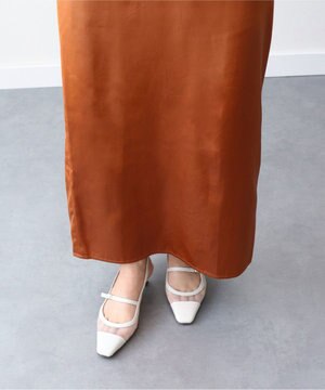  【FABIO RUSCONI】ワンストラップネットバックバンドパンプス