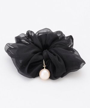  【WEB限定】シアー パール調 シュシュ