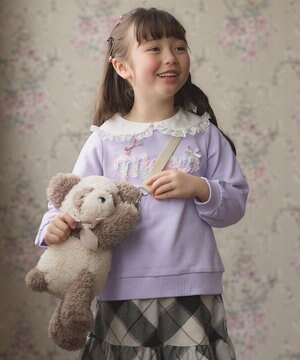  裏毛 モシャモシャ ロゴ トレーナー