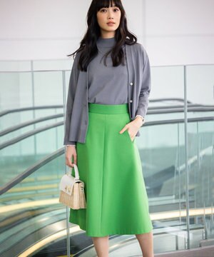  【洗える・シワになりにくい】GEMINI フレアスカート