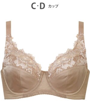  ブラジャー バストをしっかり包みこむ 背中の段差を軽減 綿混(カップ肌側) フルカップブラ KB2115 ウイング／ワコール