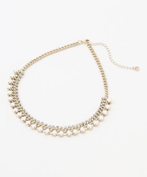  【SHIHOさん着用】ビジューレーン ネックレス