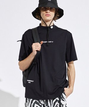  【UVカット / 吸水速乾 / 伸縮性抜群】【MEN】NEW バックメッシュモック T