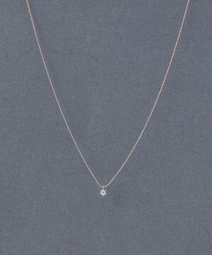  〈金属アレルギー対応〉スターリービジューネックレス 一粒石/定番