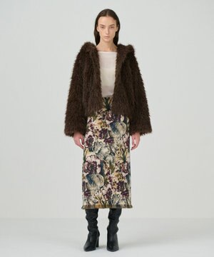  ゴブランジャガードタイトスカート