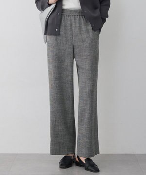  【先行予約】ライトスラブツイード ワイドパンツ