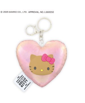  【サンリオ】ハローキティ　ハートクッションキーホルダー