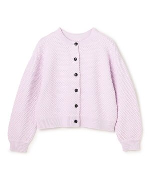  【前後着用可能】ポップコーンニット 2WAYカーディガン