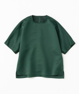 ウォッシャブル サテンブラウス