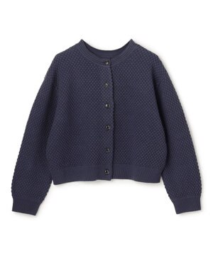  【前後着用可能】ポップコーンニット 2WAYカーディガン