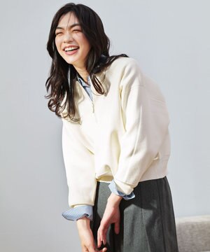  ミラノリブジップニット