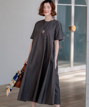  【先行予約】MANTECOブライトワッシャー フレアワンピース