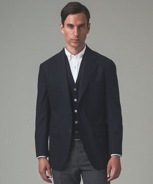  【ほぼ通年仕様/定番】Super130’S オリジナル ホップサックブレザー(24年秋冬モデル)