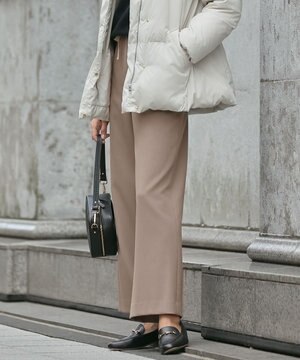  【洗える】ツムギート flannel ワイド パンツ