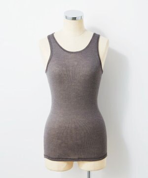  〈大草直子さんアドバイザー〉ロイヤルベビーアルパカ針抜きスムスインナータンクトップ