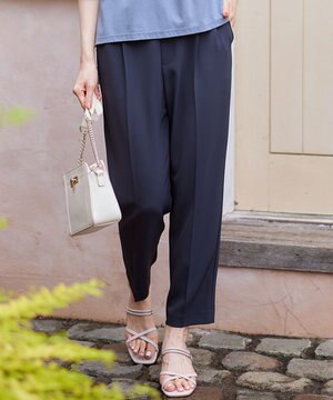 【接触冷感&UVカット】サラキレイ テーパードパンツ