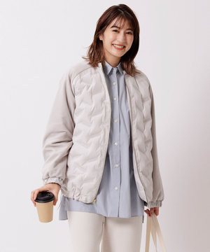 【稲沢朋子さん着用】軽量リバーシブルエアー ブルゾン