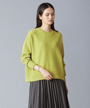  【洗える】 ポリエステルシェニール プルオーバー