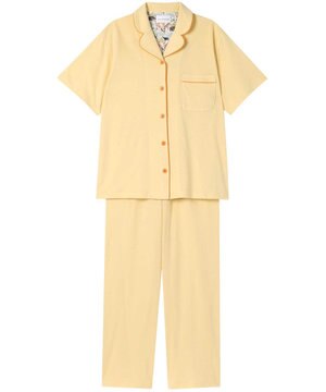  MADE WITH LIBERTY FABRIC 綿混ソフト天竺 半袖パジャマ