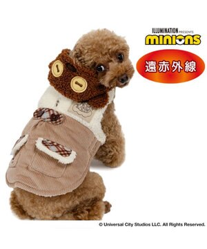  ミニオン ティム 遠赤外線 綿入れ ベスト 小型犬