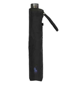  【大きめ70cm】POLO RALPH LAUREN 折りたたみ傘 メンズ プレーン ワンポイント刺繍